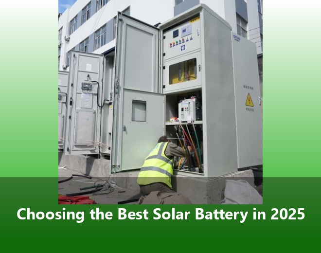 Choosing the Best Solar Battery in 2025